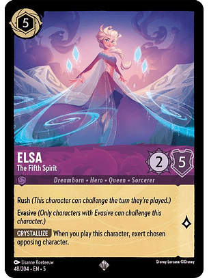 048/204 SR Elsa - The Fifth Spirit (FOIL)