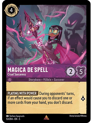 053/204 R Magica De Spell - Cruel Sorceress (FOIL)
