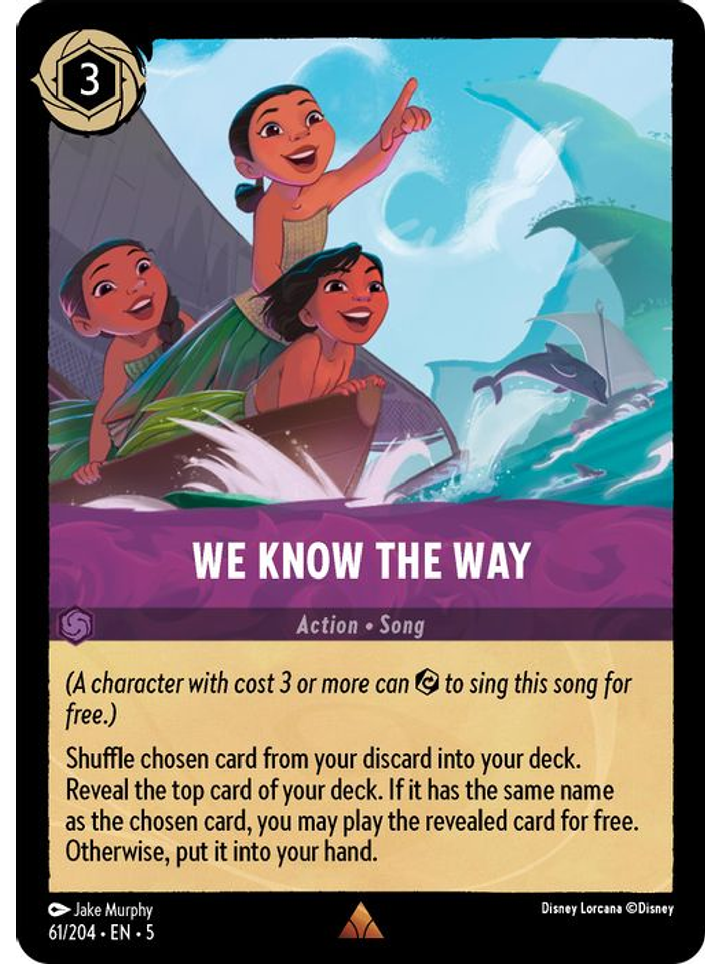 061/204 R We Know the Way (FOIL) 1