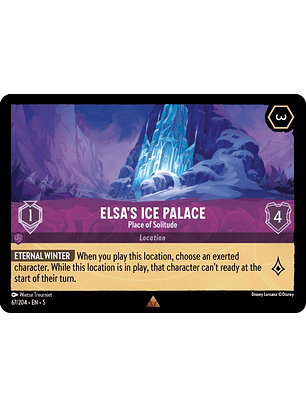 067/204 R Elsa's Ice Palace - Place of Solitude (FOIL)