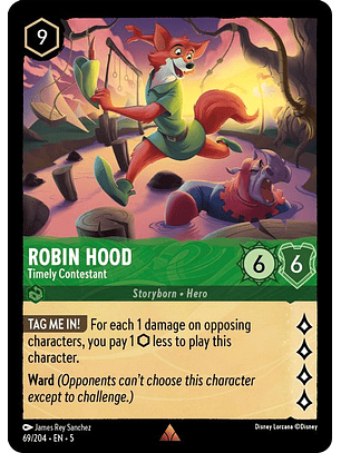 069/204 R Robin Hood - Timely Contestant (FOIL)