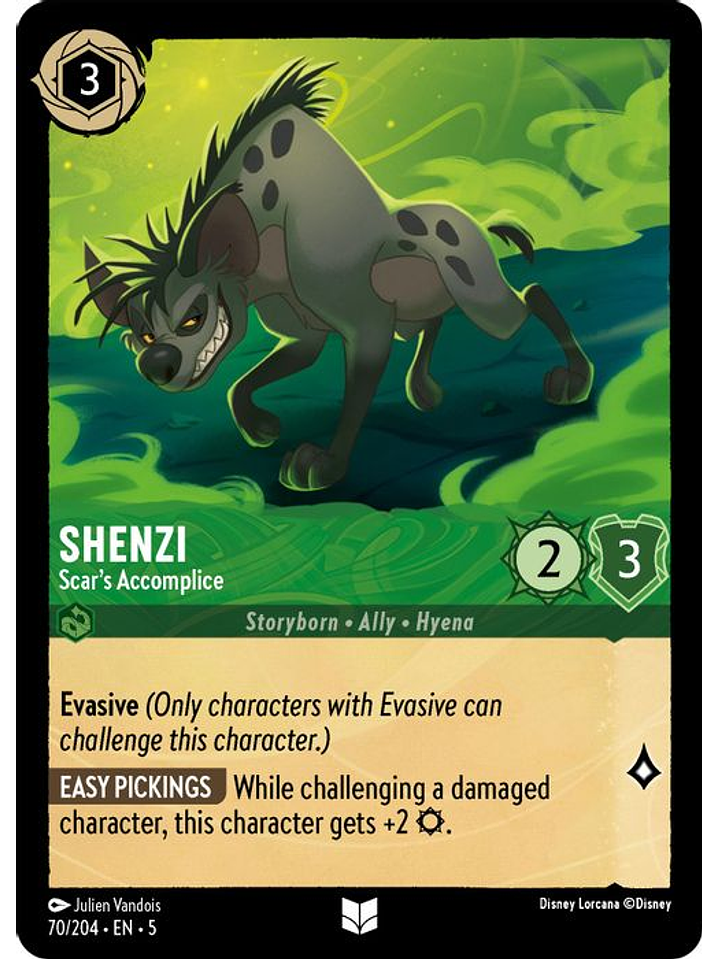 070/204 U Shenzi - Scar's Accomplice (FOIL) 1