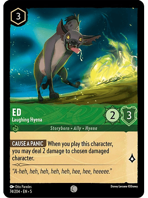 074/204 C Ed - Laughing Hyena (FOIL)