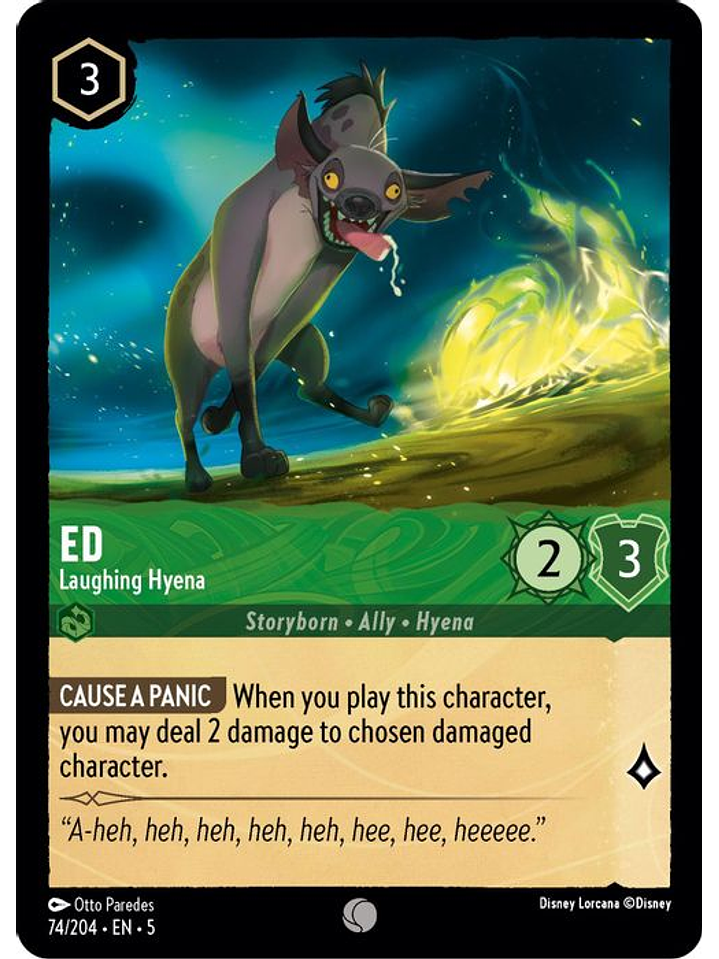 074/204 C Ed - Laughing Hyena (FOIL) 1