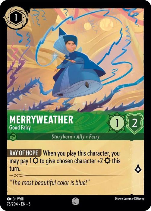 076/204 C Merryweather - Good Fairy (FOIL)