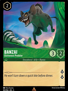 080/204 R Banzai - Gluttonous Predator (FOIL)