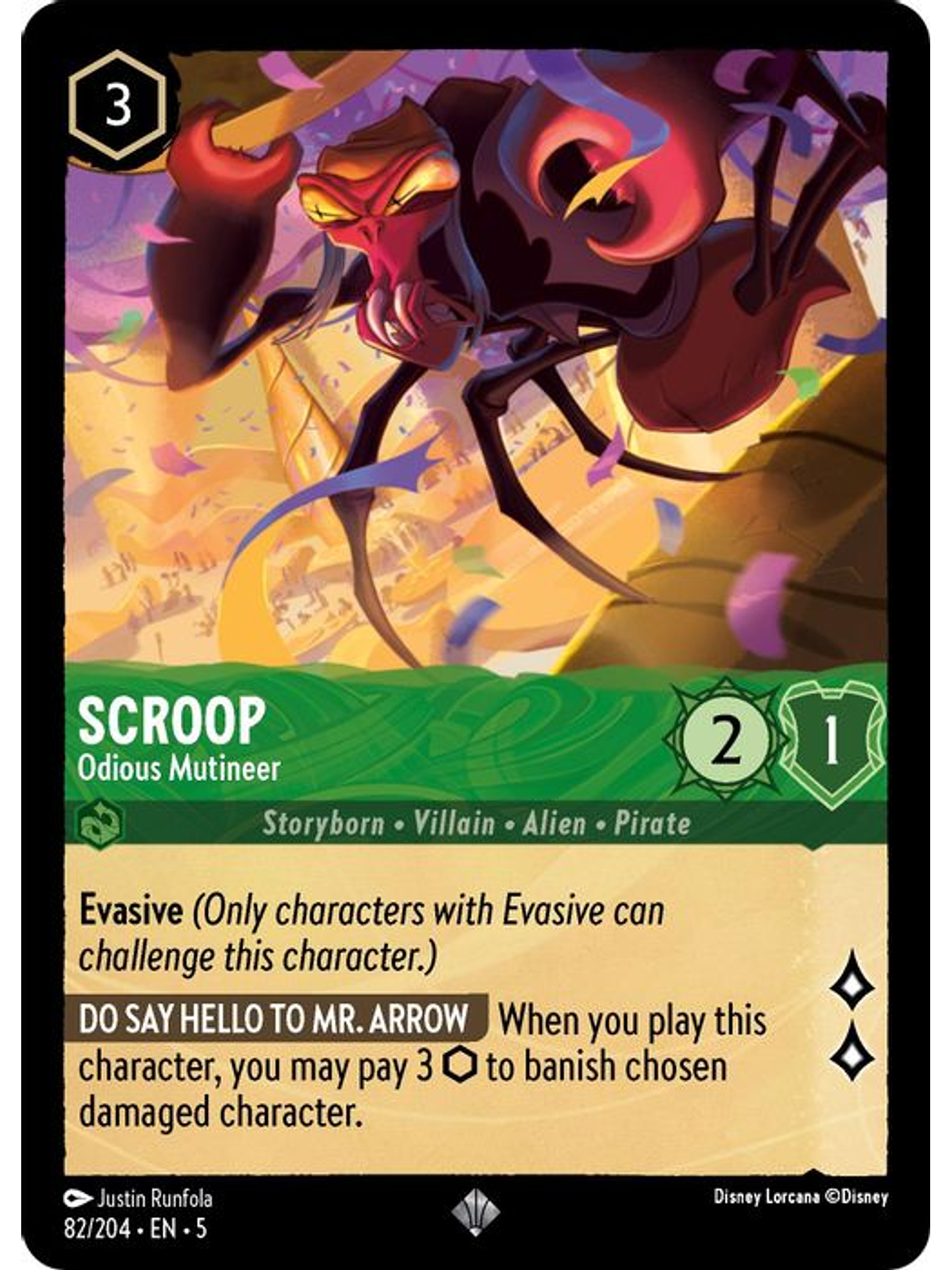 082/204 SR Scroop - Odious Mutineer (FOIL) 1