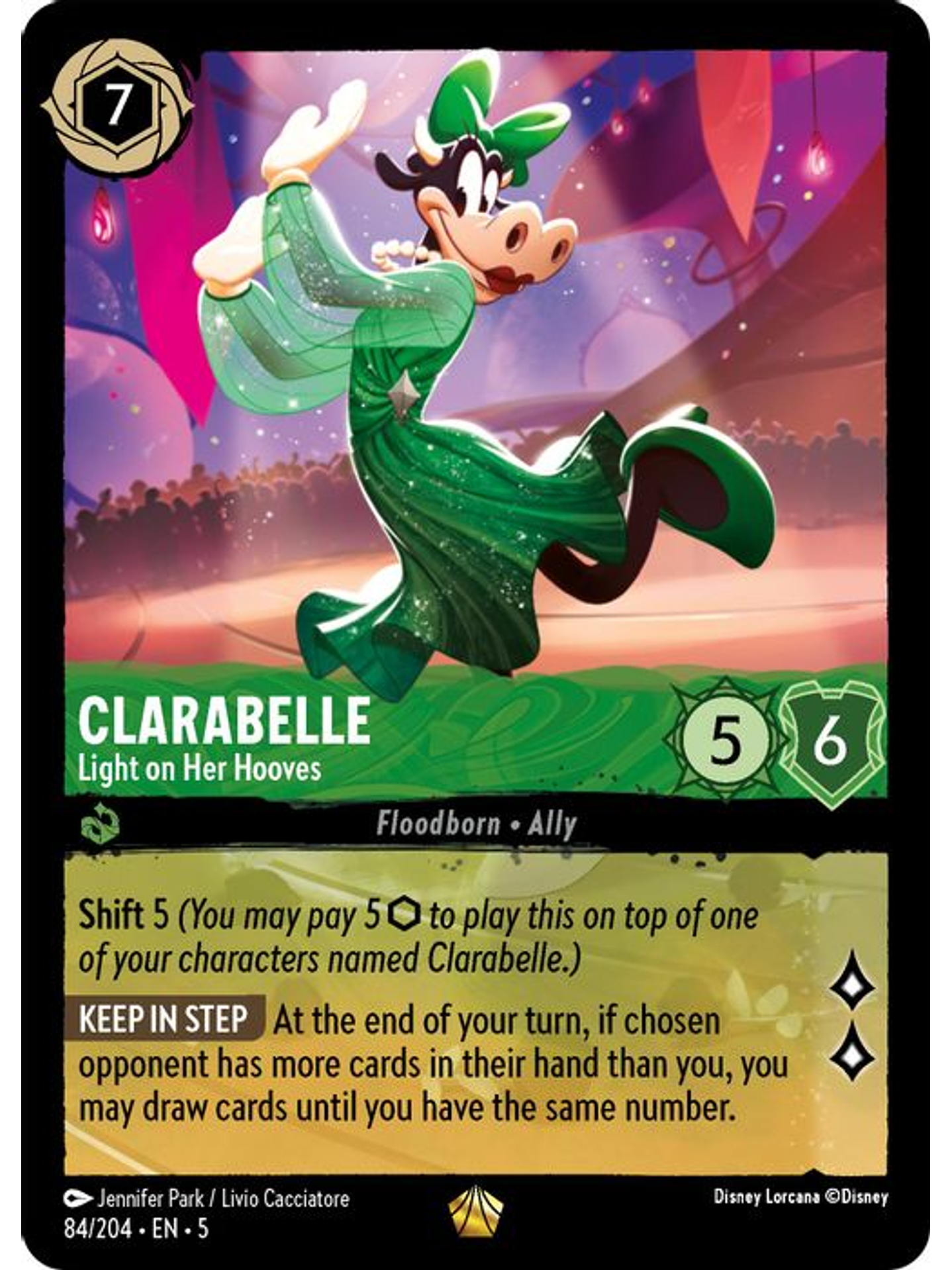 084/204 L Clarabelle - Light on Her Hooves (FOIL) 1