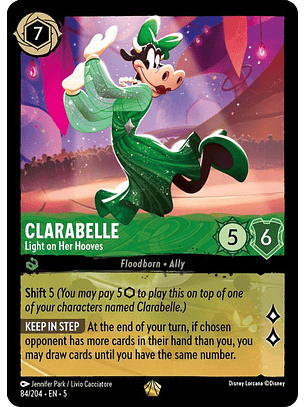 084/204 L Clarabelle - Light on Her Hooves (FOIL)