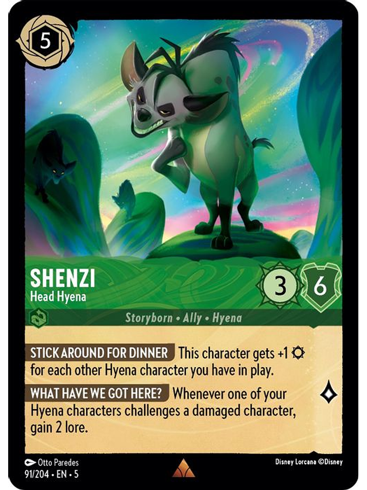 091/204 R Shenzi - Head Hyena (FOIL) 1