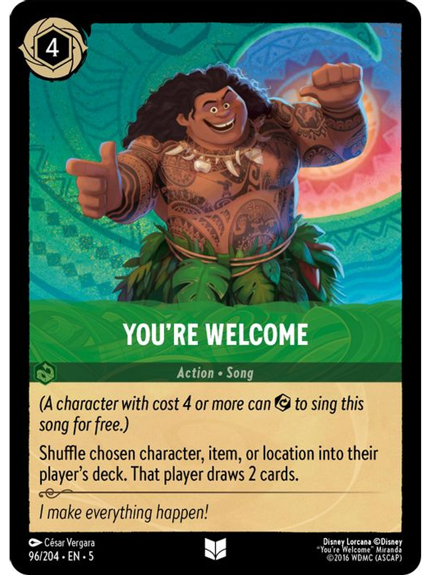 096/204 U You're Welcome (FOIL) 1