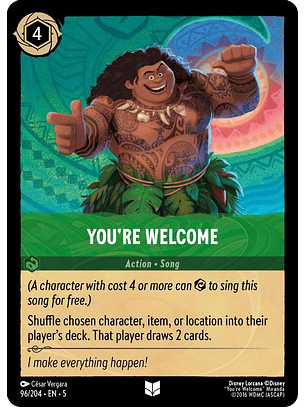 096/204 U You're Welcome (FOIL)