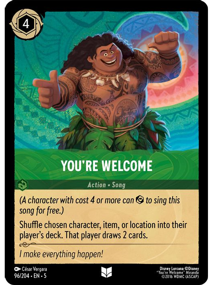 096/204 U You're Welcome (FOIL) 1