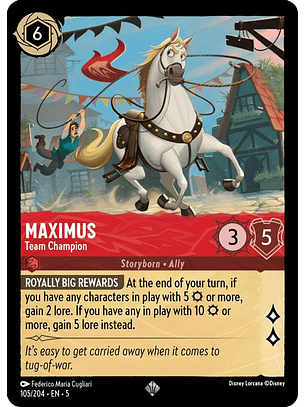 105/204 SR Maximus - Team Champion (FOIL)