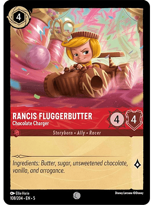108/204 C Rancis Fluggerbutter - Chocolate Charger (FOIL)