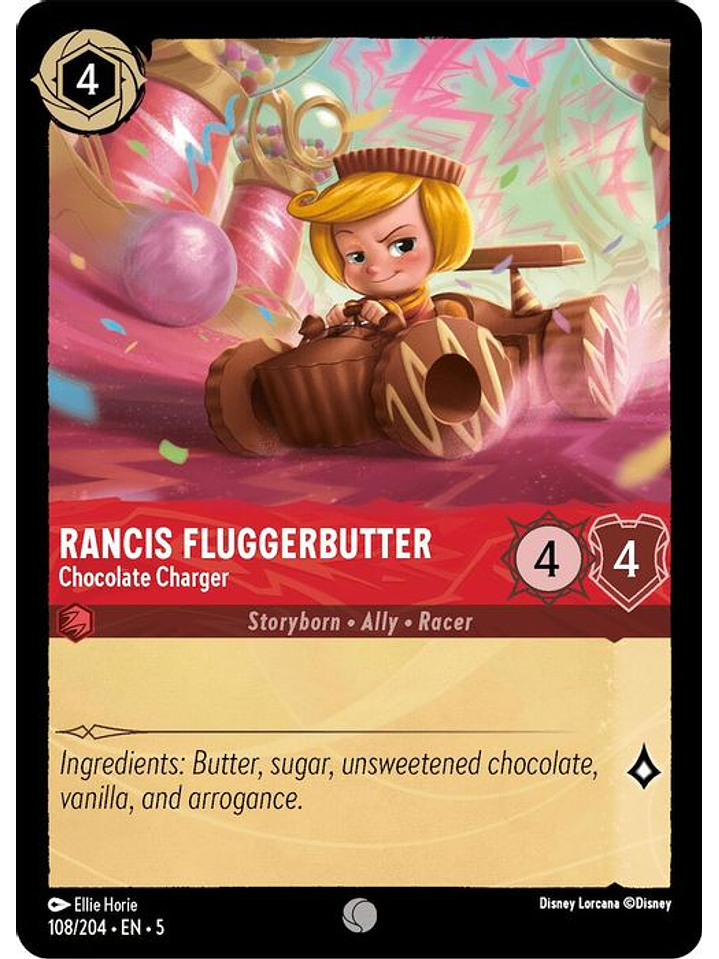 108/204 C Rancis Fluggerbutter - Chocolate Charger (FOIL) 1