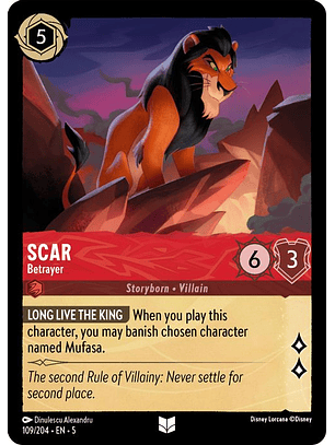 109/204 U Scar - Betrayer (FOIL)