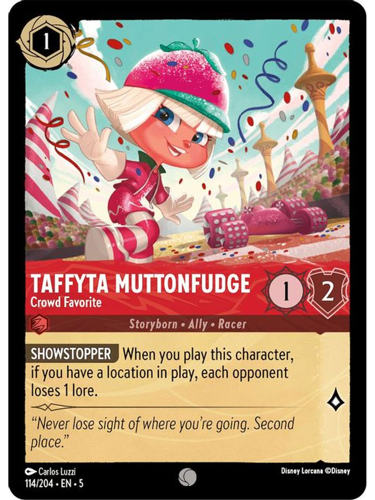 114/204 C Taffyta Muttonfudge - Crowd Favorite (FOIL) 1