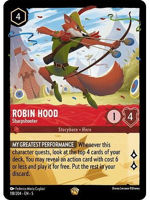 118/204 L Robin Hood - Sharpshooter (FOIL)