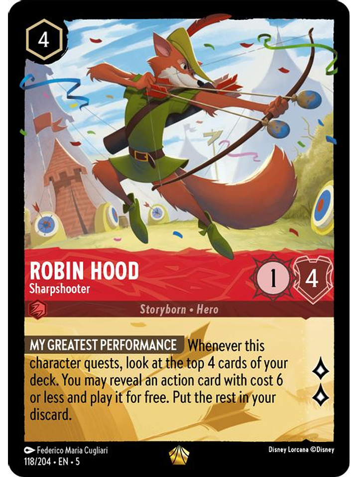 118/204 L Robin Hood - Sharpshooter (FOIL) 1