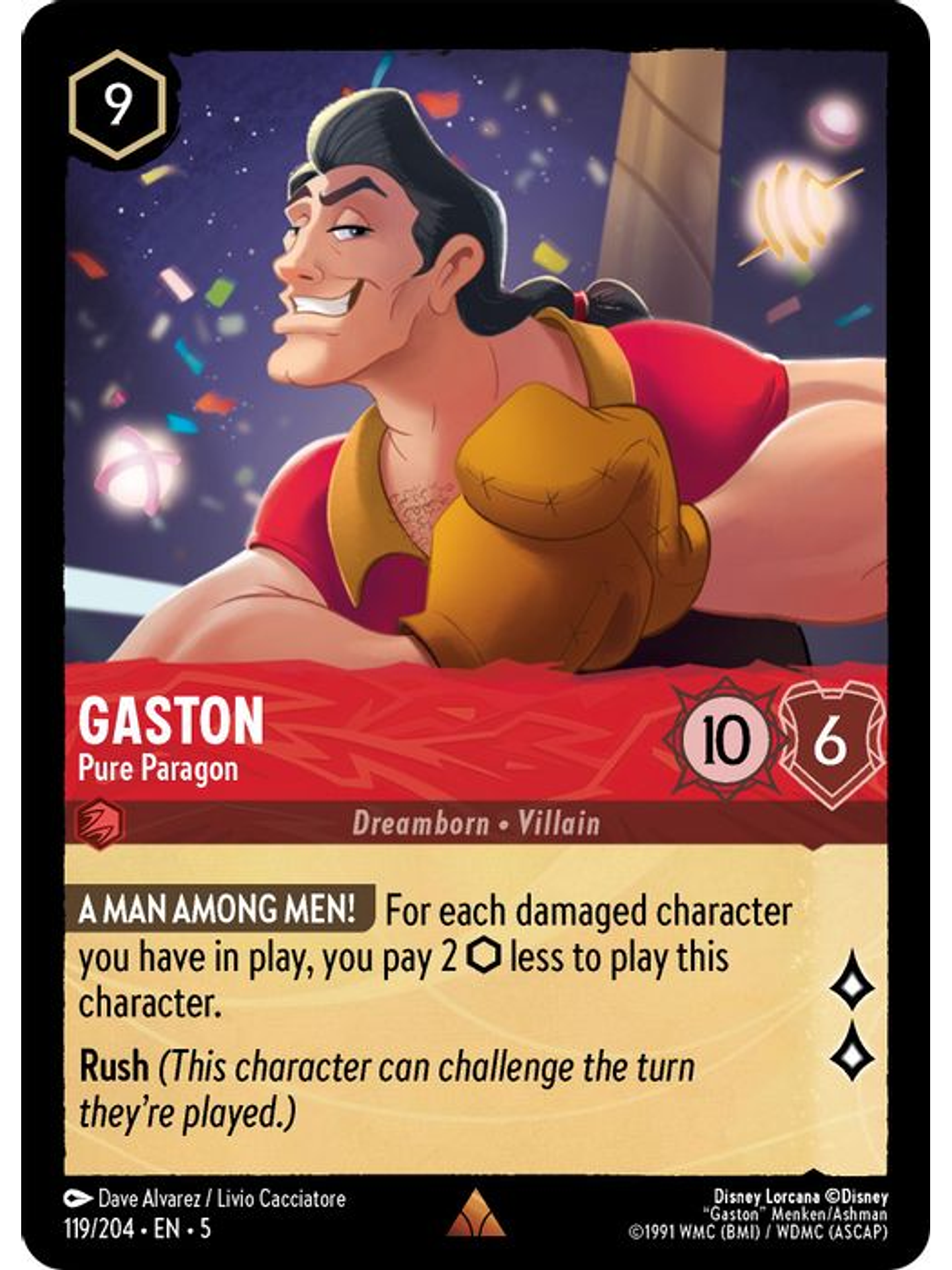 119/204 R Gaston - Pure Paragon (FOIL) 1