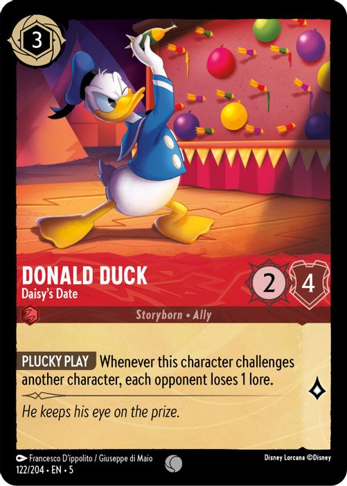 122/204 C Donald Duck - Daisy's Date (FOIL)