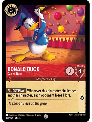 122/204 C Donald Duck - Daisy's Date (FOIL)