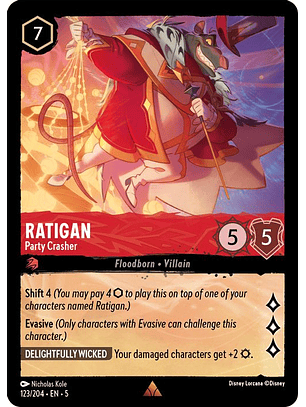 123/204 R Ratigan - Party Crasher (FOIL)