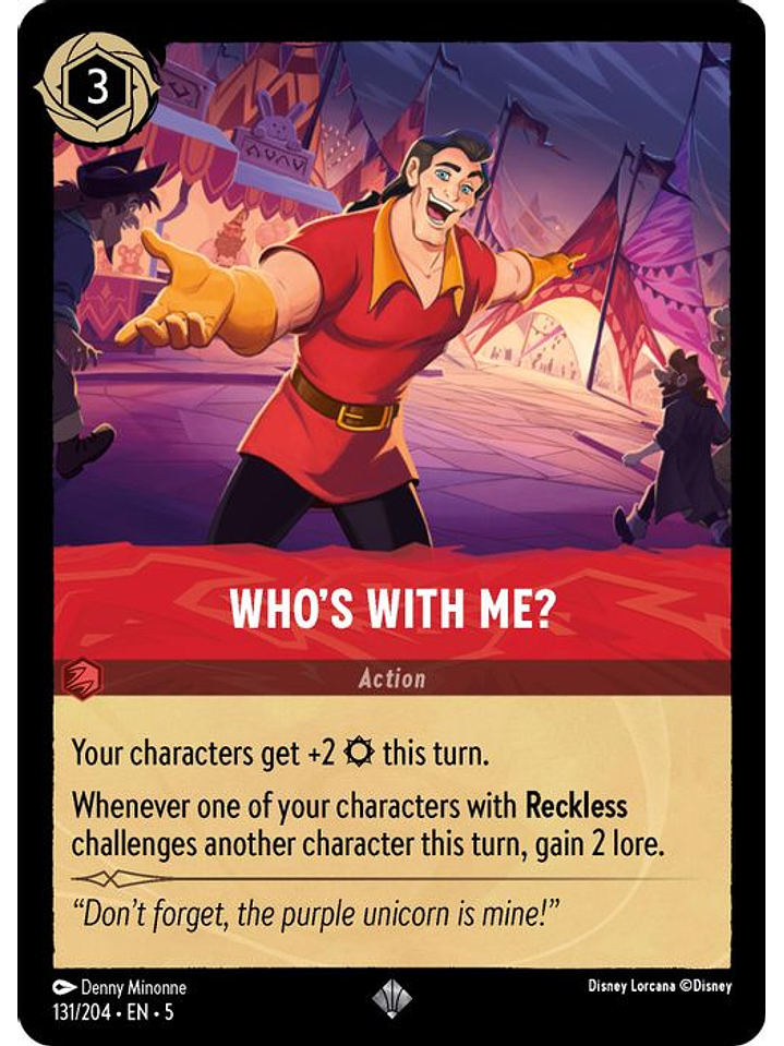 131/204 SR Who's With Me? (FOIL) 1