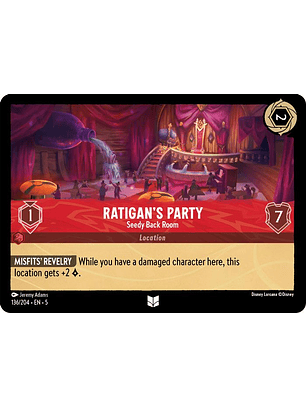 136/204 U Ratigan's Party - Seedy Back Room (FOIL)