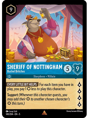 145/204 R Sheriff of Nottingham - Bushel Britches (FOIL)