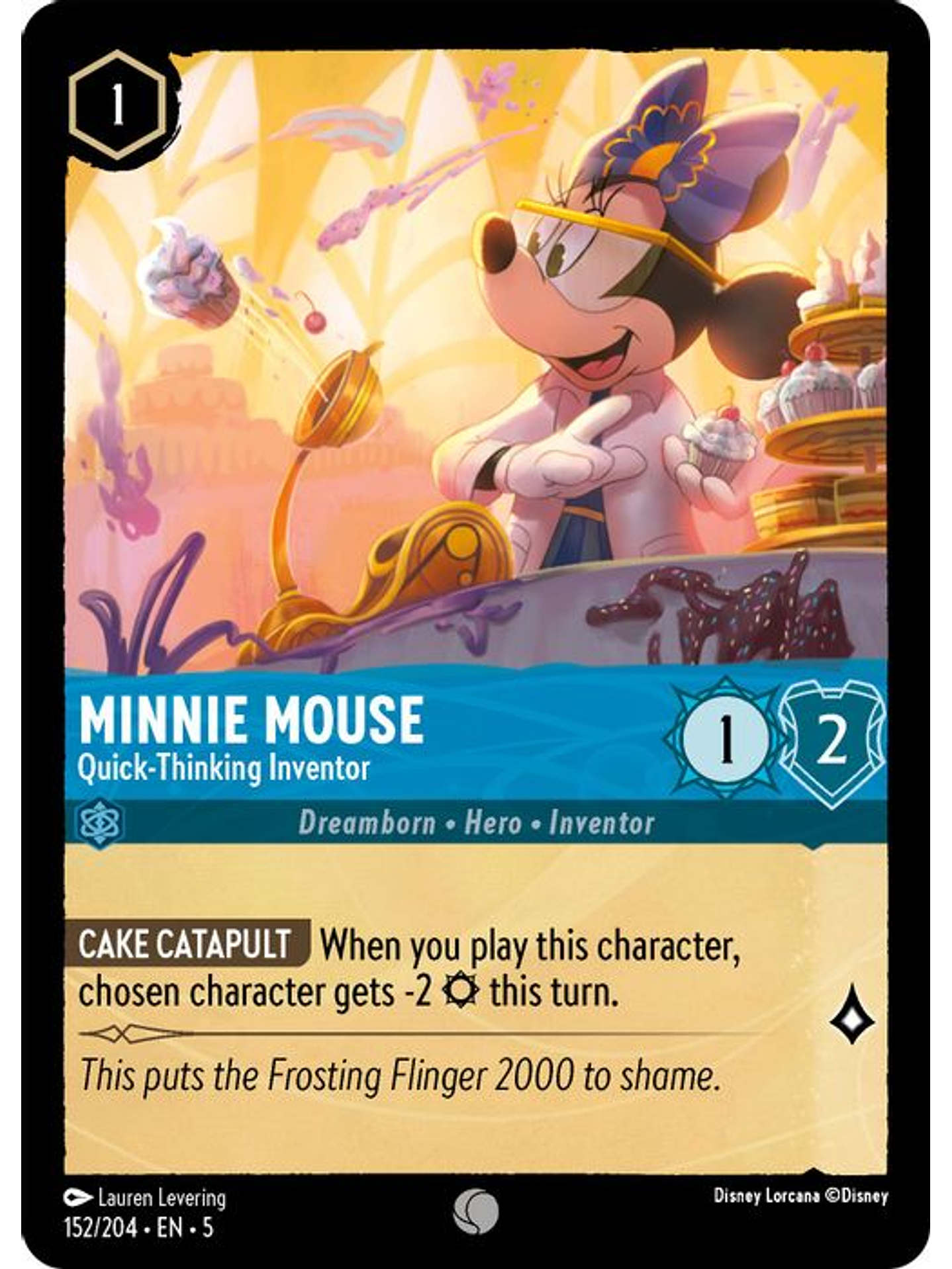 152/204 C Minnie Mouse - Quick-Thinking Inventor (FOIL) 1