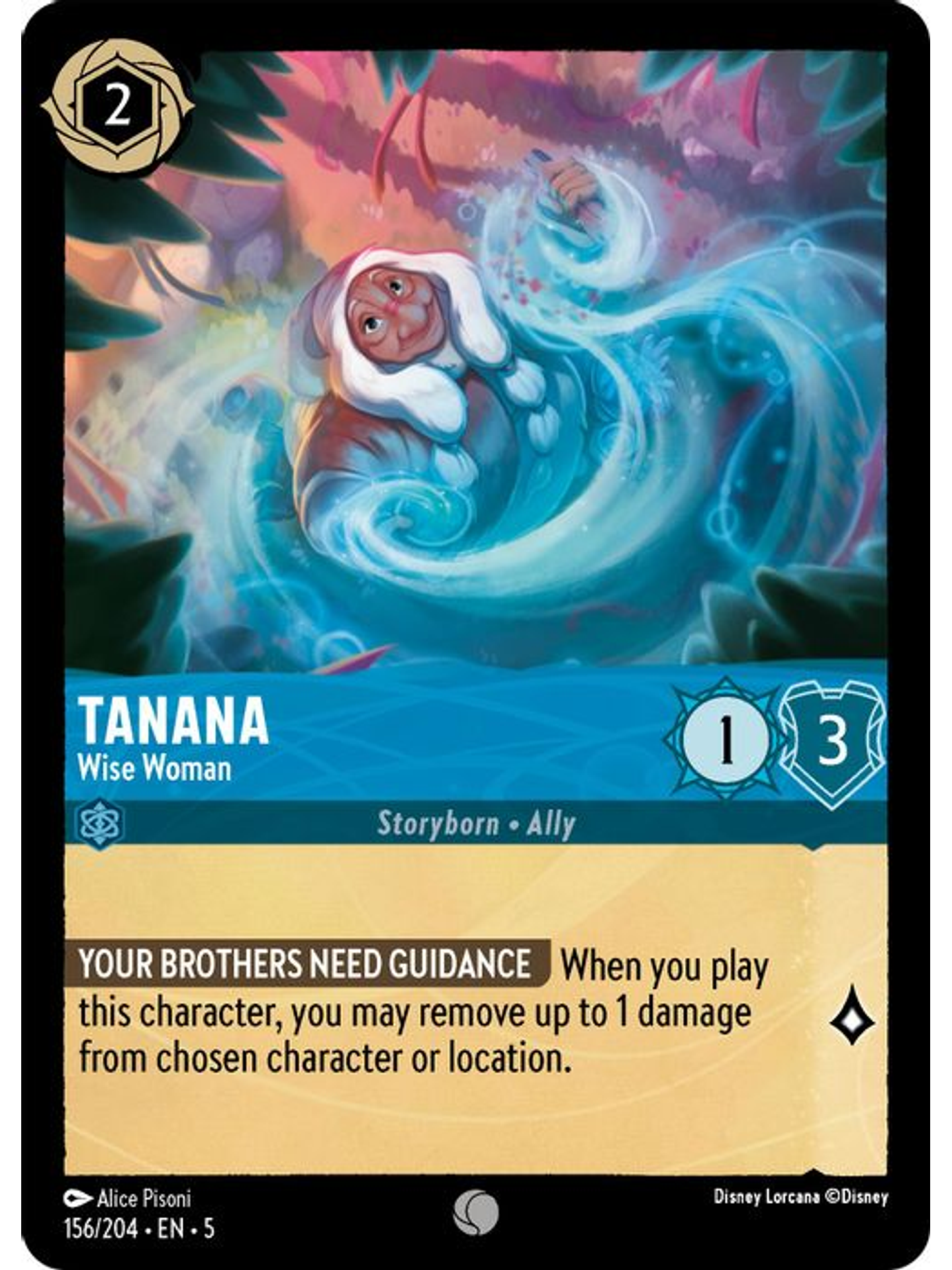 156/204 C Tanana - Wise Woman (FOIL) 1