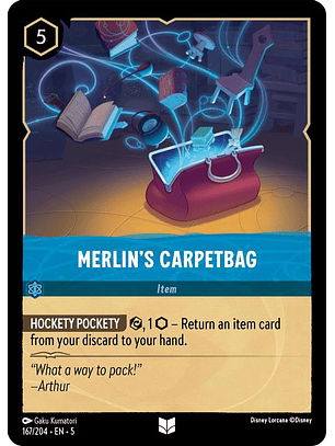 167/204 U Merlin's Carpetbag (FOIL)
