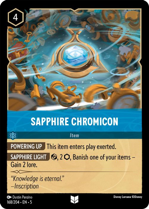 168/204 U Sapphire Chromicon (FOIL)