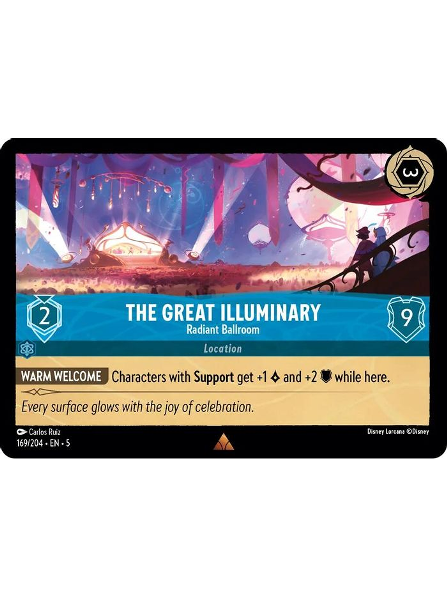 169/204 R The Great Illuminary - Radiant Ballroom (FOIL) 1