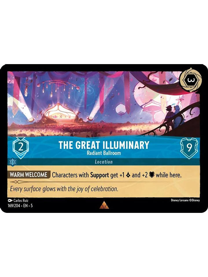 169/204 R The Great Illuminary - Radiant Ballroom (FOIL) 1