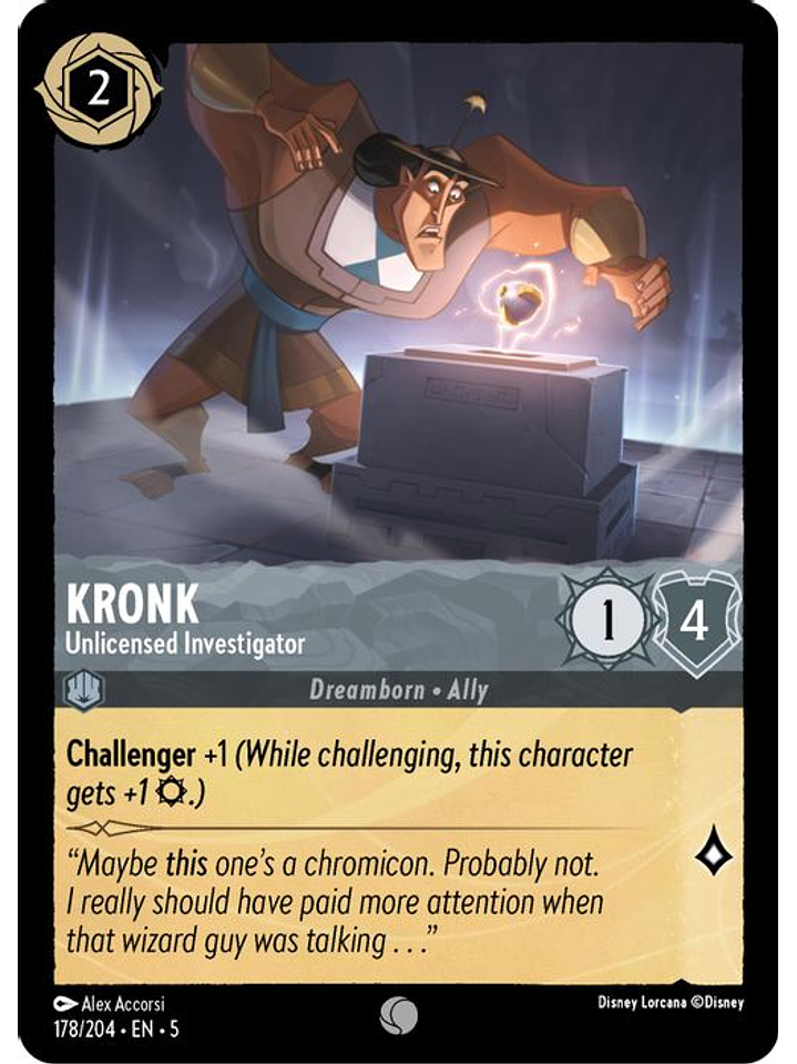 178/204 C Kronk - Unlicensed Investigator (FOIL) 1