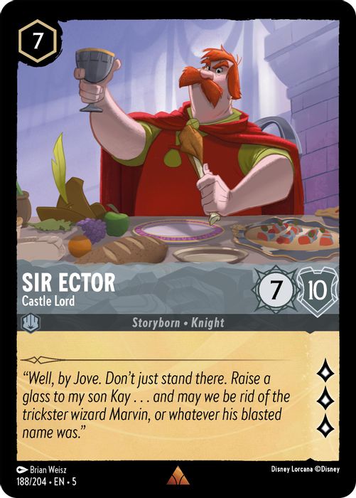 188/204 R Sir Ector - Castle Lord (FOIL)