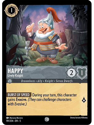 191/204 C Happy - Lively Knight (FOIL)