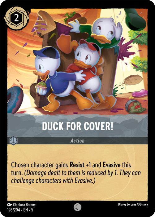 198/204 C Duck for Cover! (FOIL)