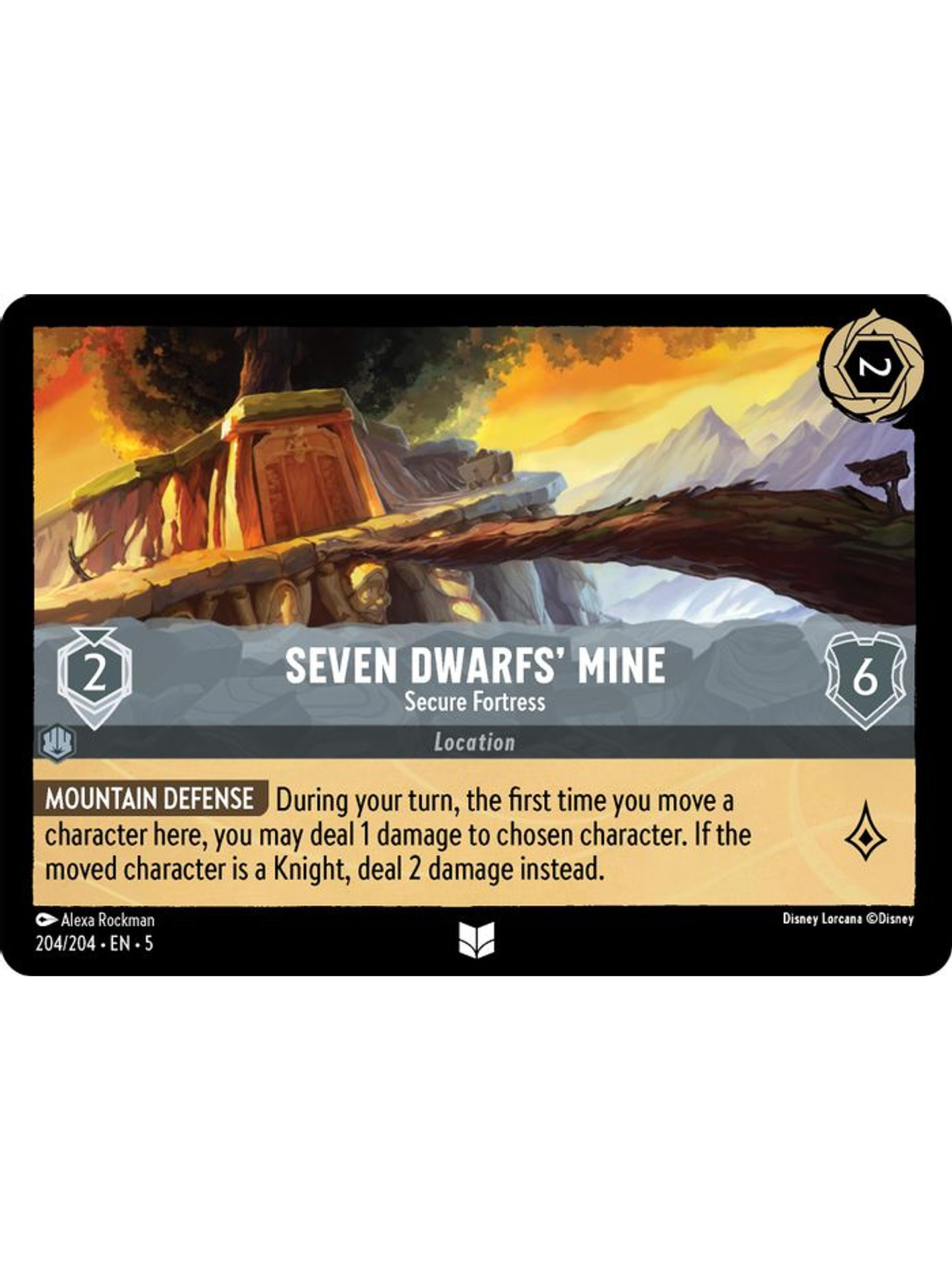 204/204 U Seven Dwarfs' Mine - Secure Fortress (FOIL) 1