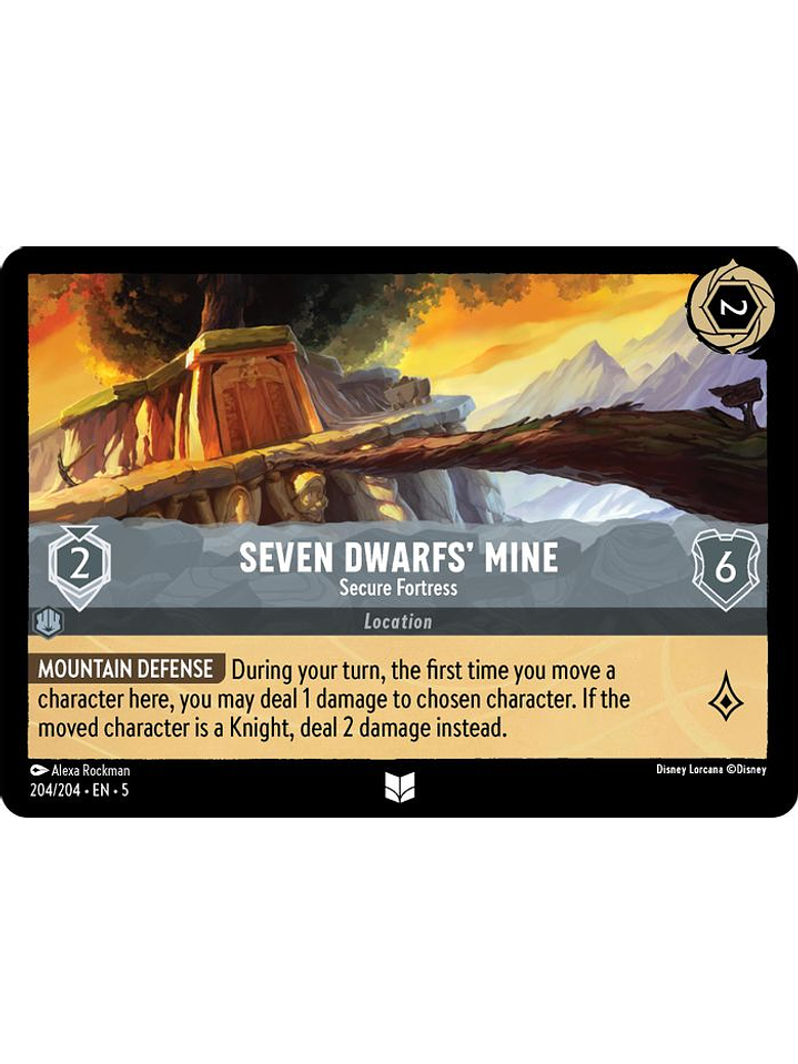 204/204 U Seven Dwarfs' Mine - Secure Fortress (FOIL) 1