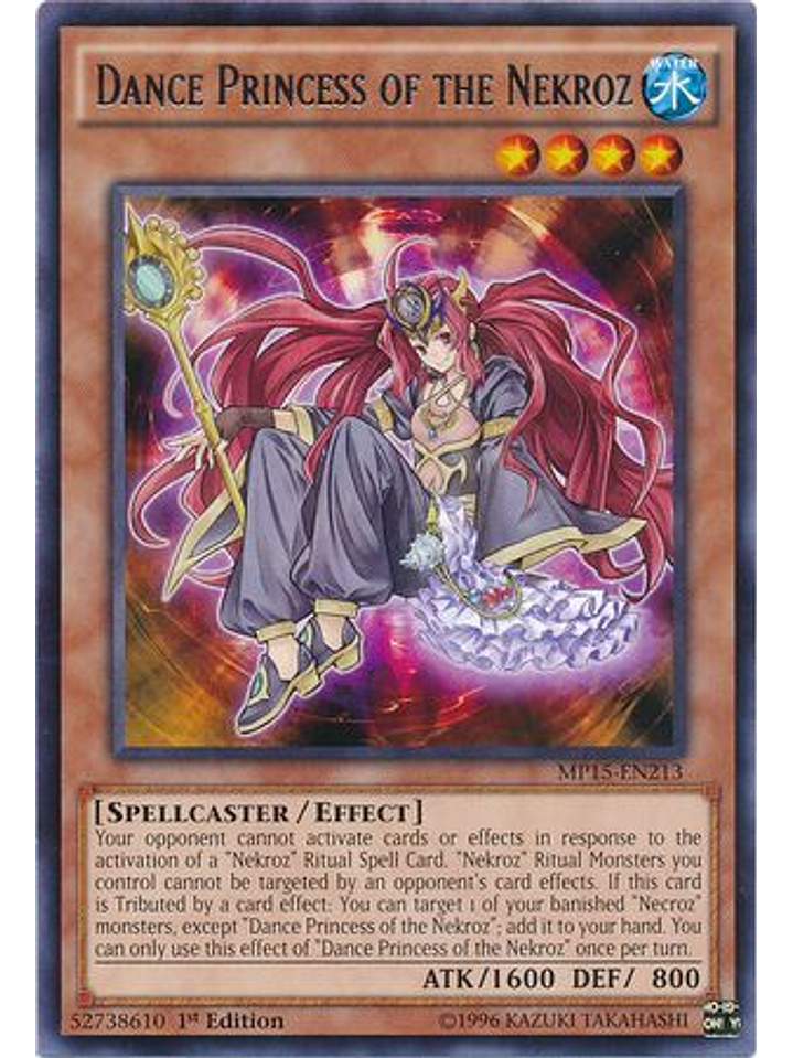 Dance Princess of the Nekroz - MP15-EN213 - Rare 1st Edition 1