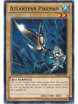 Atlantean Pikeman - SDRE-EN005 - Common 1st Edition