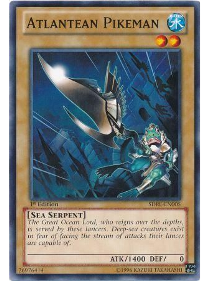 Atlantean Pikeman - SDRE-EN005 - Common 1st Edition 1