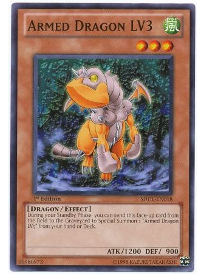 Armed Dragon LV3 - SDDL-EN018 - Common 1st Edition 1
