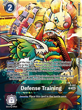 P-107 (Alternate Art) Defense Training