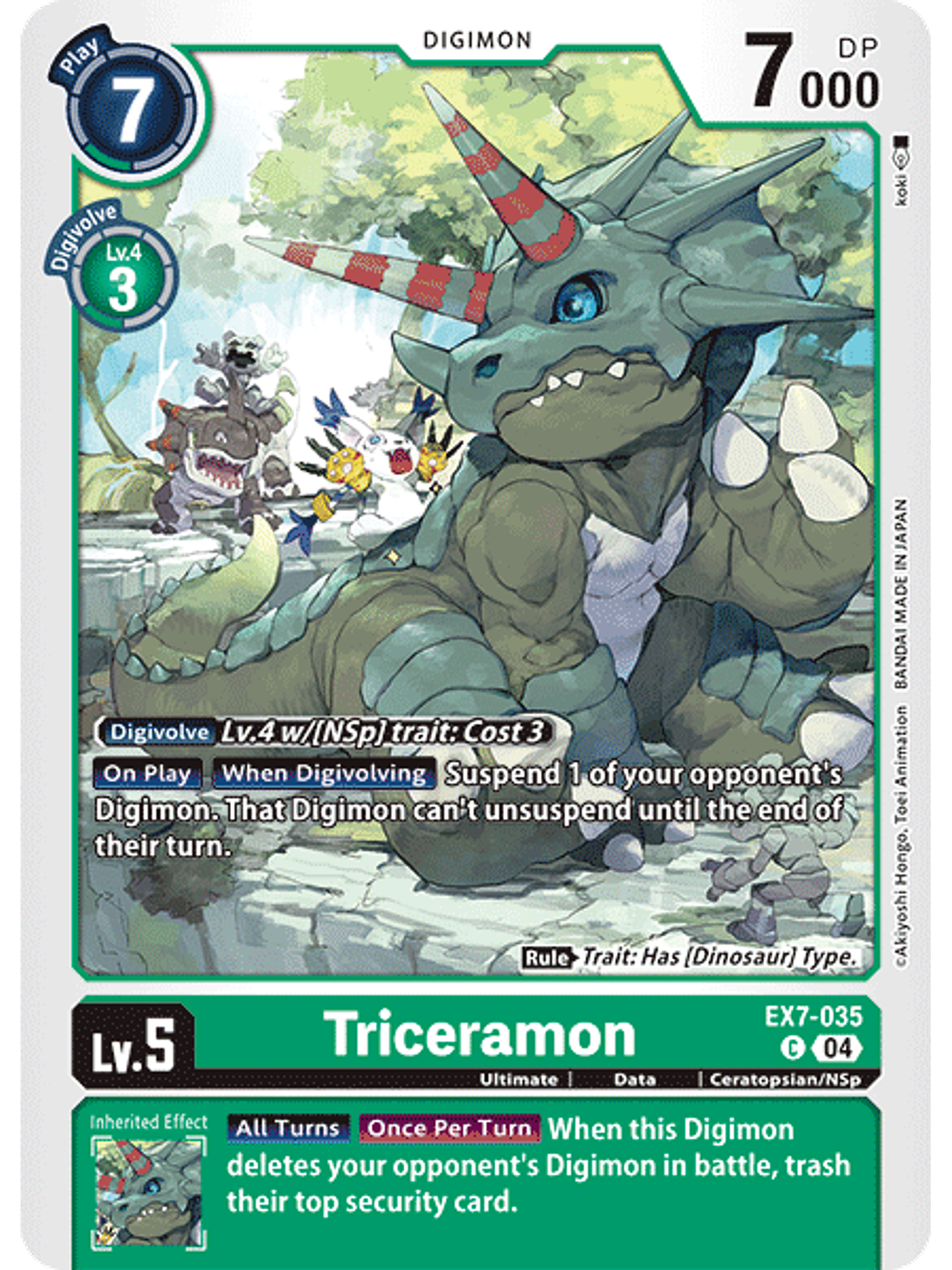 EX7-035 C Triceramon 1