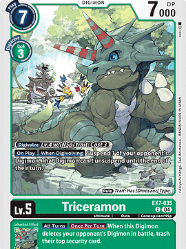 EX7-035 C Triceramon